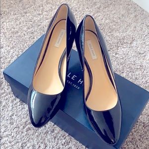 Cole Haan black patent leather pump size 7